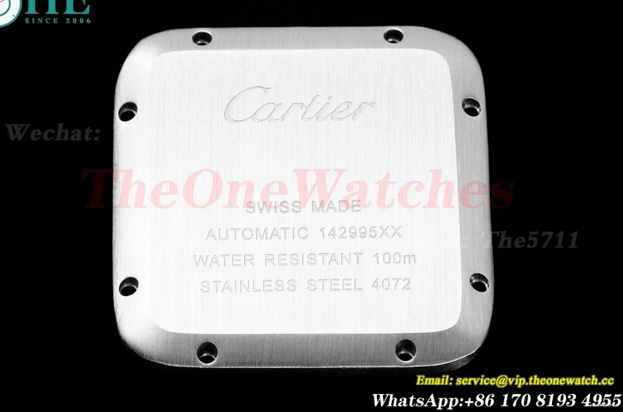 40mm Arab YG MY9015 SS Dia AMG XL Mens 100 Santos SS 0424